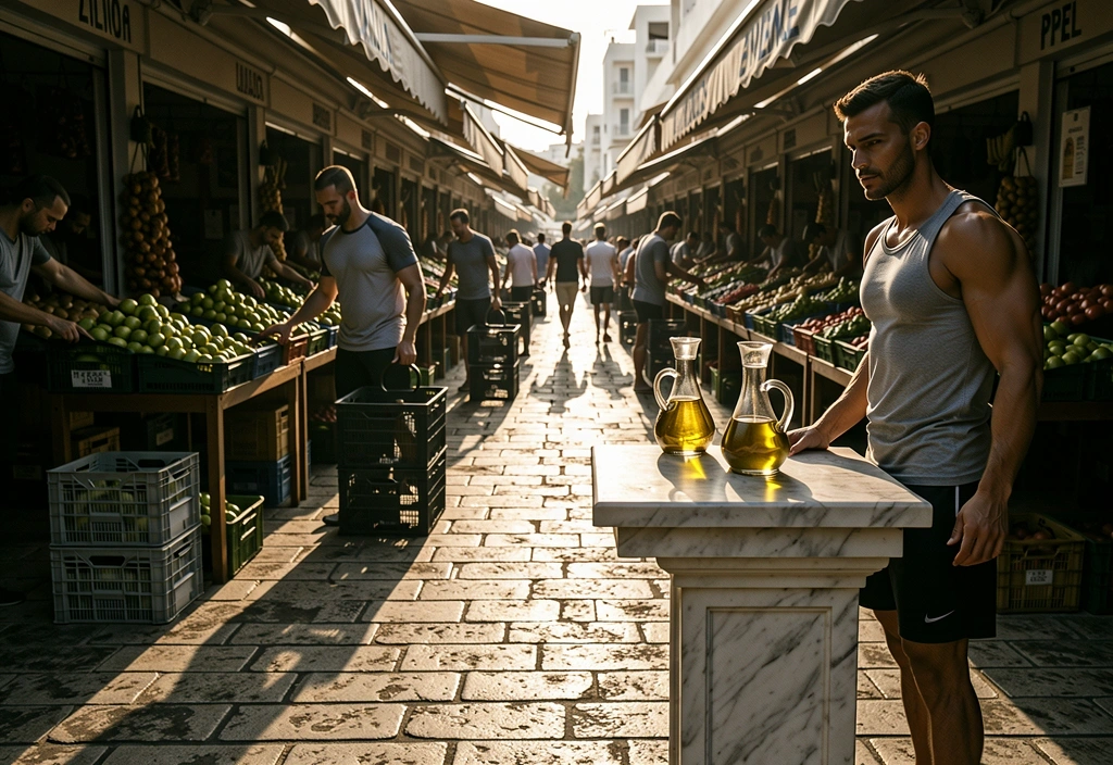 Athens central market rhythm